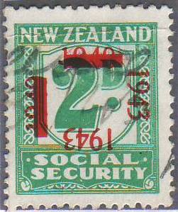 1943 on 1940 Provisionals 2d Blue-Green