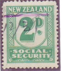 1939 Social Security 2d Blue-Green