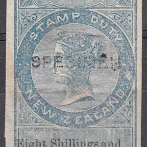 8/6 Brown & Blue (Imperf)