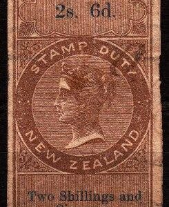 2/6 Brown and Blue (Words and Figures in small type) Imperf