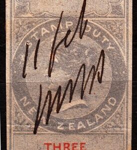 3/- Grey and Red (Imperf)