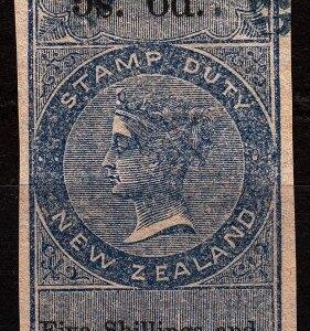 5/6 Blue & Black (Imperf)