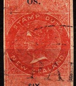 6/- Orange & Blue (Imperf)