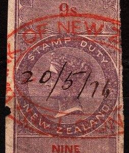 9/- Purple & Red (Imperf)