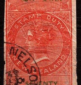 3 Pounds 10/- Orange-Red & Green (Imperf)