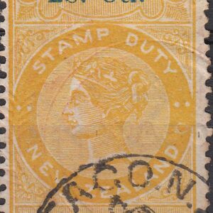 1880 2/6 Die II Yellow & Blue
