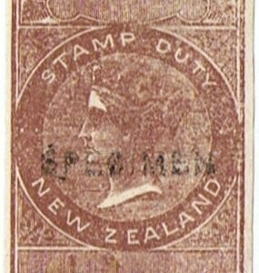 12/6 Brown & Blue (Imperf)