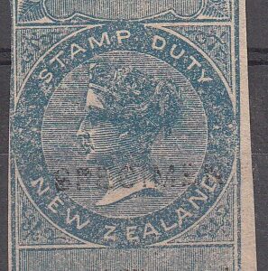 9/6 Blue & Black (Imperf)