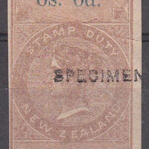 6/6 Brown & Blue (Imperf)