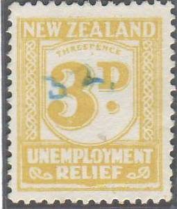 1931 - 33 Unemployment Relief 3d Yellow