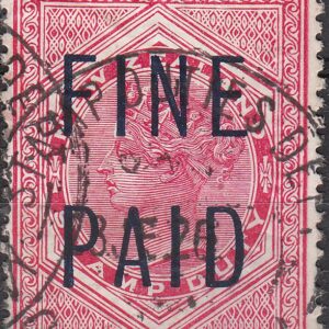 QVLT 9 Pounds Rose (Blue Overprint)