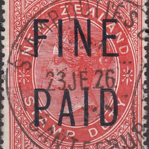 QVLT 30 Pounds Red-Brown (Black overprint)